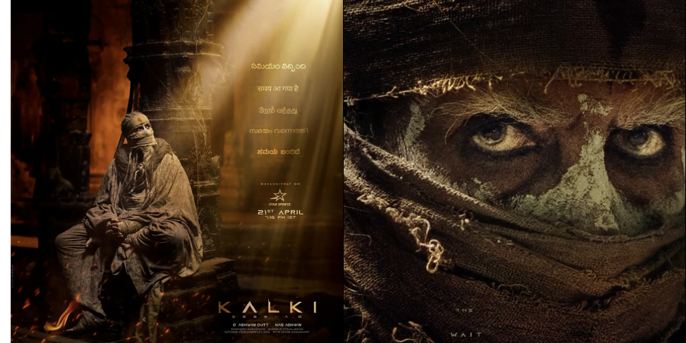 Amitabh Bachchan’s Transformation Revealed in New Poster for “Kalki 2898 AD”, Makers to unveil his character on Star Sports during IPL