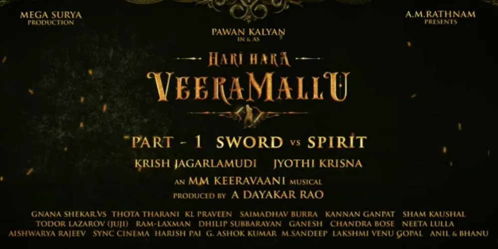 Pawan Kalyan | Hari Hara Veera Mallu: Sword vs Spirit | Teaser (HINDI) |