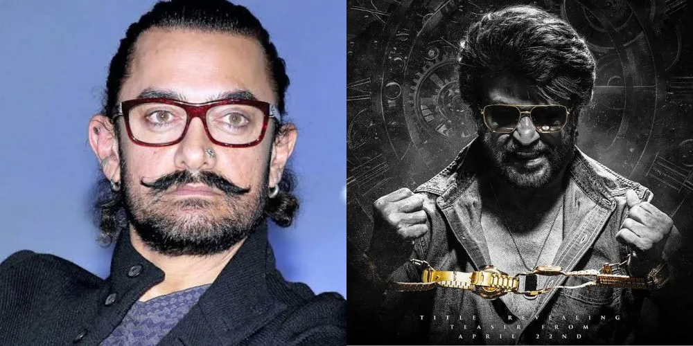 Aamir Khan and Rajinikanth in Coolie