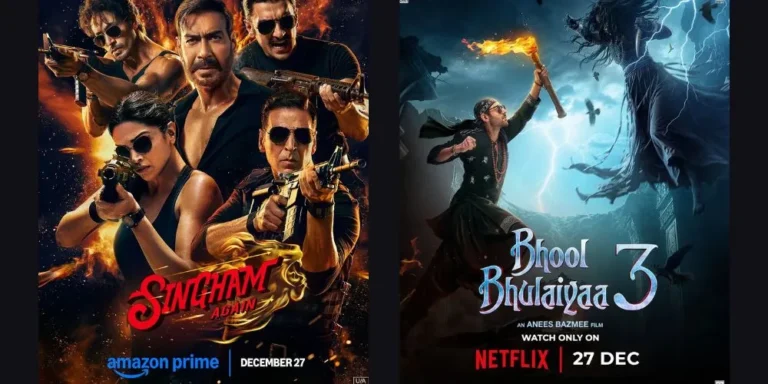 Singham Again and Bhool Bhulaiyaa 3 to Premiere on OTT Platforms on December 27, 2024