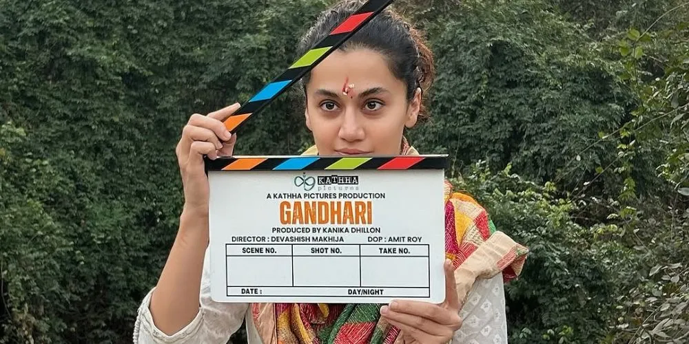 Taapsee Pannu Begins Filming for Gandhari