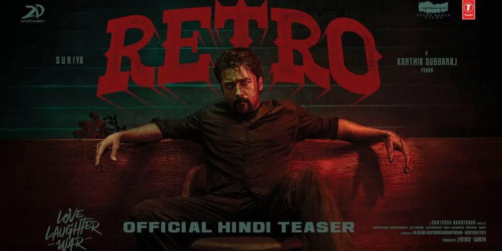 RETRO – Teaser (Hindi) | Suriya | Karthik Subbaraj | Pooja Hegde 