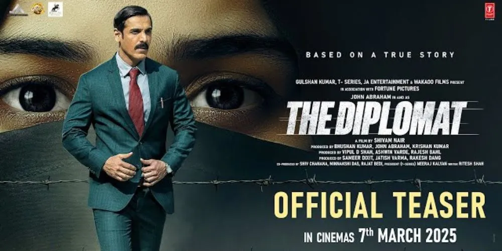 THE DIPLOMAT (OFFICIAL TEASER) JOHN ABRAHAM | SADIA KHATEEB | SHIVAM NAIR