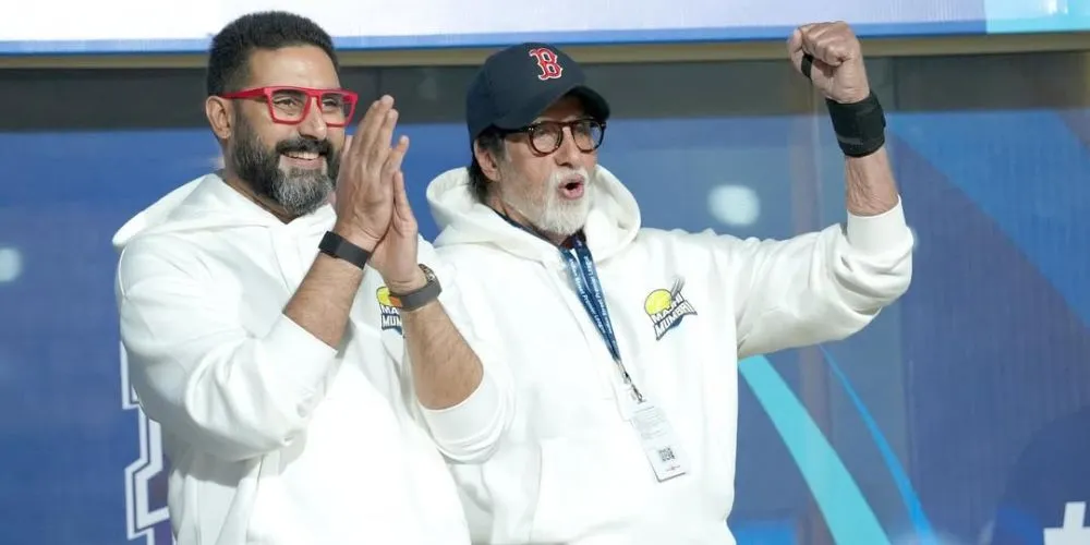 Amitabh Bachchan and Abhishek Bachchan