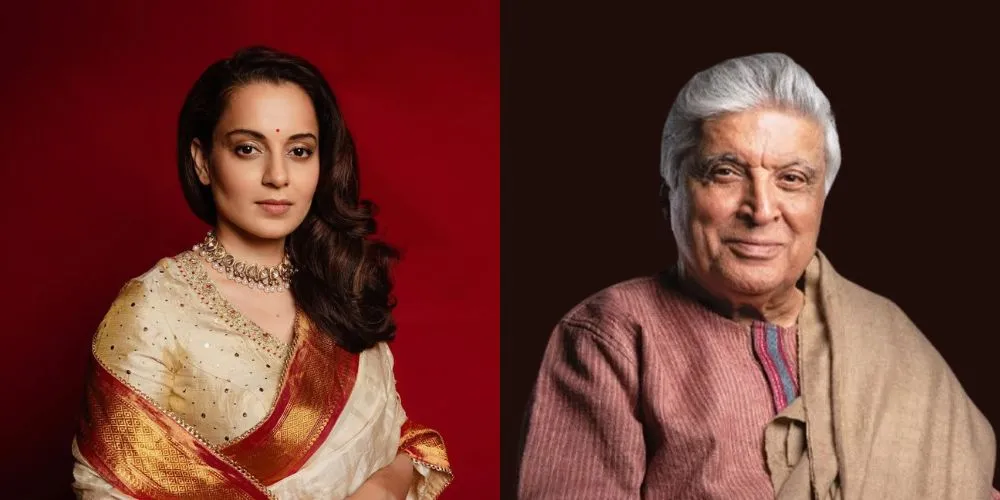 Kangana Ranaut and Javed Akhtar