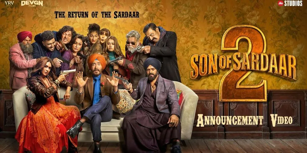 SonOfSardaar 2 – OFFICIAL ANNOUNCEMENT | Ajay Devgn & Mrunal Thakur | Vijay Kumar Arora | 25th July
