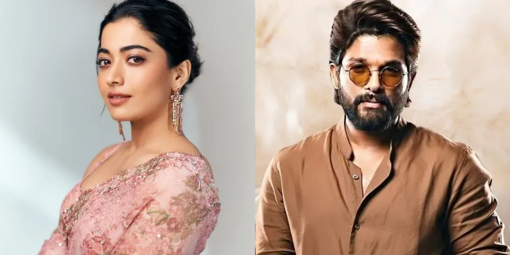 Rashmika Mandanna and Allu Arjun in AA22xA6.