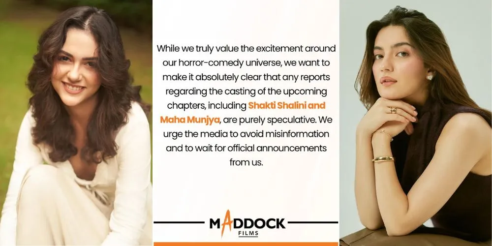 Maddock Films Calls Shakti Shalini and Maha Munjya Casting Reports "Purely Speculative"