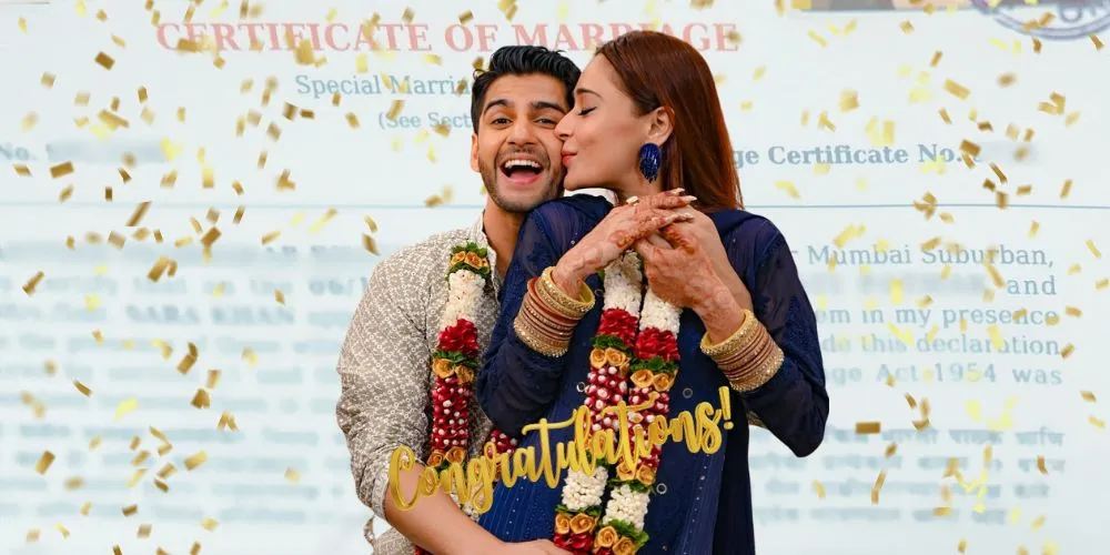 Sara Khan ties the knot with Krish Pathak