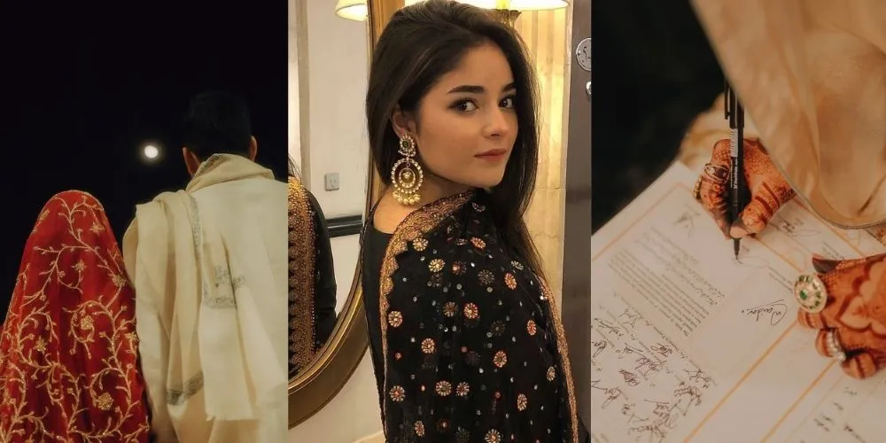 Zaira Wasim Wedding