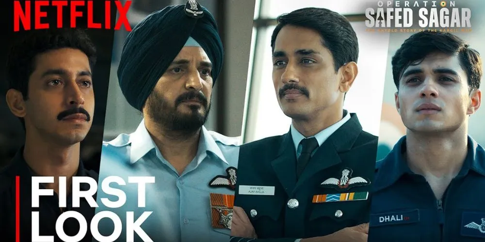 Operation Safed Sagar | First Look | Siddharth, Jimmy Shergill, Abhay, Mihir, Taaruk | Netflix India