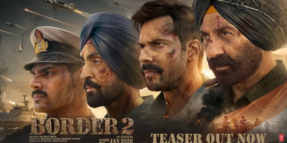 BORDER 2 (Teaser): Sunny Deol, Varun D, Diljit, Ahan | Anurag S | JP Dutta, Bhushan K | 23-Jan-2026