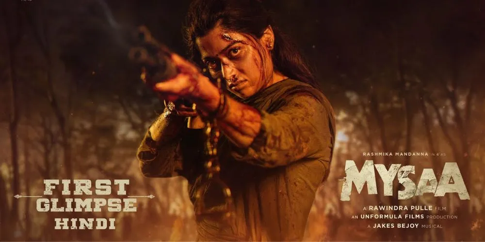 Rashmika Mandanna Stuns in First Glimpse of Epic Tribal Thriller ‘Mysaa’
