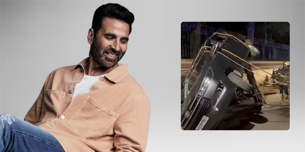 Akshay Kumar’s Security Convoy Vehicle Meets with a Road Accident in Mumbai; Actor and Twinkle Khanna Safe