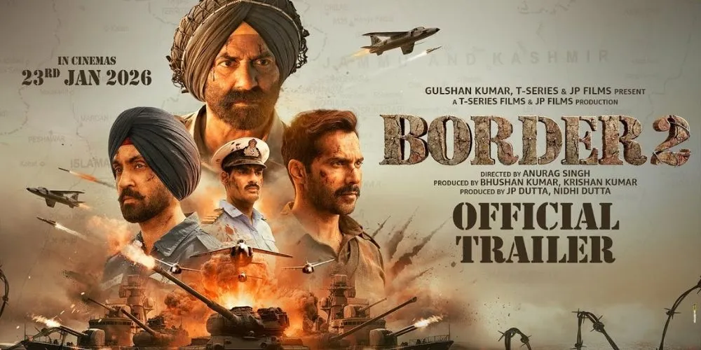 BORDER 2 (Trailer) | Sunny Deol, Varun, Diljit, Ahan | Anurag S | JP Dutta, Bhushan K | 23-Jan-2026