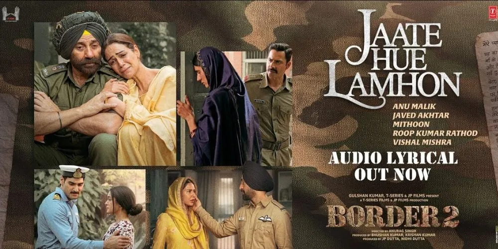 BORDER 2: Jaate Hue Lamhon -Audio Lyrical | Anu,Mithoon,Roop,Vishal,Javed