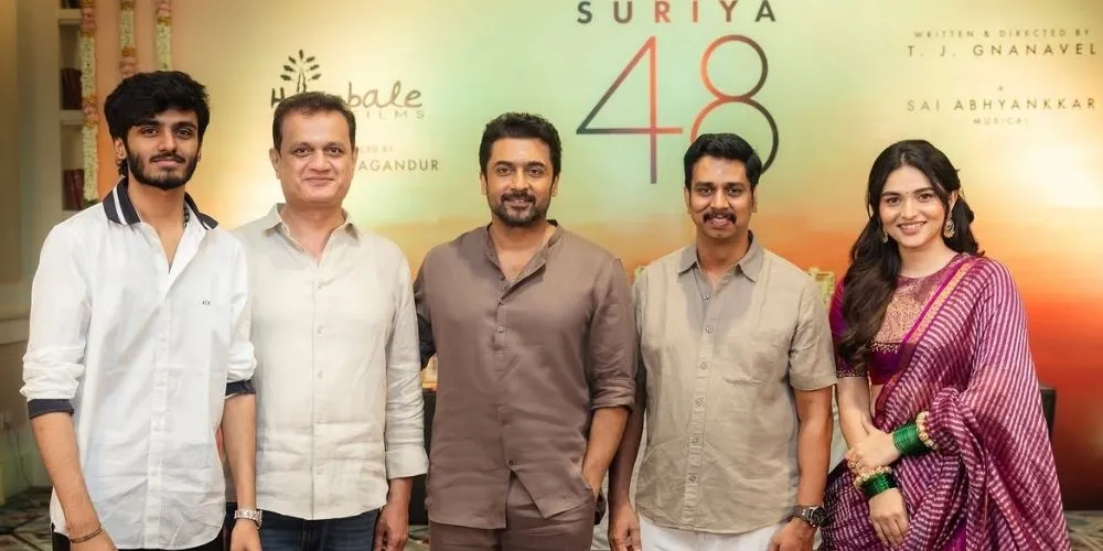 Suriya Joins Hands with Hombale Films for 'Suriya 48': TJ Gnanavel to Direct the Film