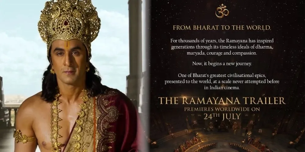 Nitesh Tiwari’s Ramayana Trailer to Premiere Worldwide on July 24, 2026