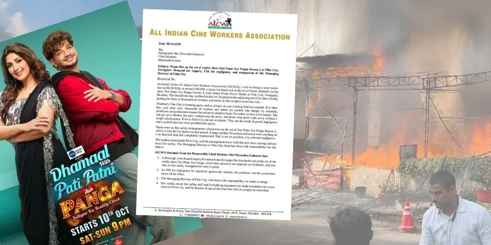 Film City Fire Row: AICWA Demands FIR and Probe Against Pati Patni Aur Panga 2 Makers, Writes to Maharashtra CM