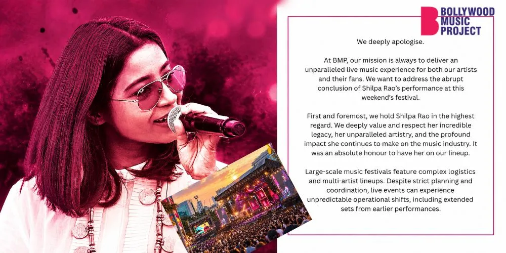 Bollywood Music Project Organisers Apologise After Abruptly Cut Short Performance of Shilpa Rao