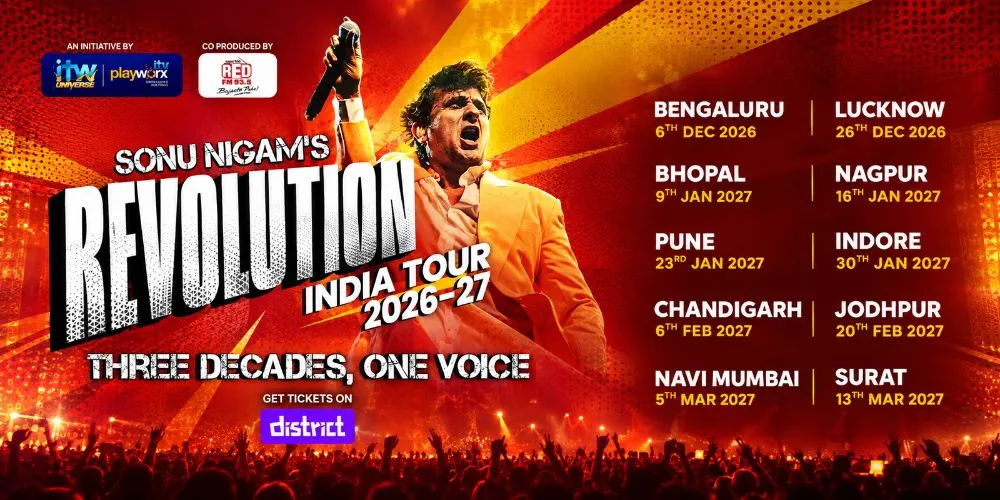 Sonu Nigam Announces ‘The Revolution India Tour 2026-27’ Across 10 Cities